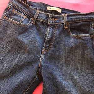 Ladies red tab Levi boot cut denim jeans size 10
